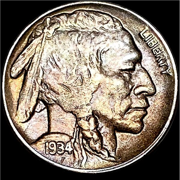 1934-D Buffalo Nickel CLOSELY UNCIRCULATED