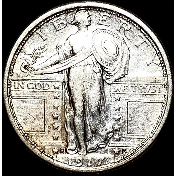 1917-S Type 1 Standing Liberty Quarter  CLOSELY UNCIRCULATED