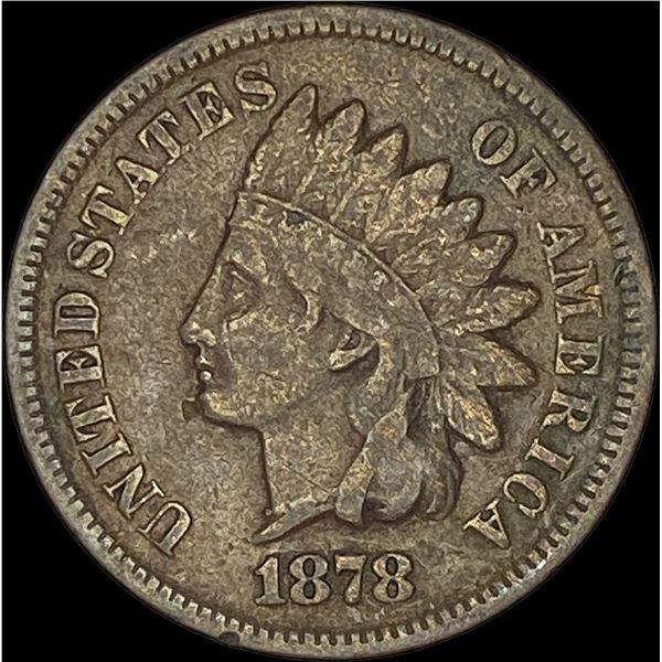 1878 Indian Head Cent LIGHTLY CIRCULATED