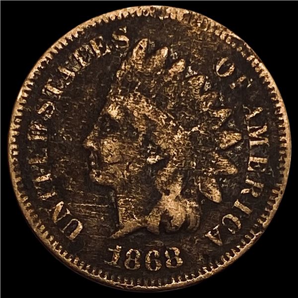 1868 Indian Head Cent NICELY CIRCULATED