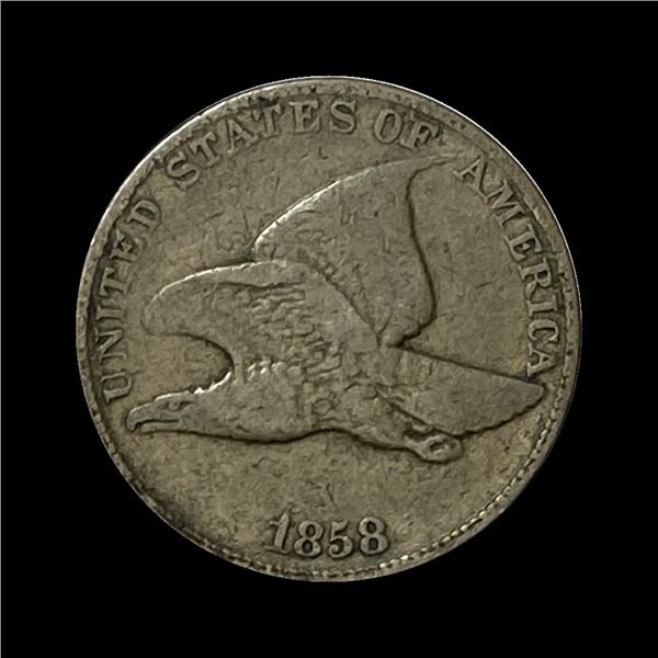 1858 Flying Eagle Cent NICELY CIRCULATED