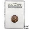 Image 1 : 1911 Wheat Cent ANACS EF45 DBL Strk Park Collar