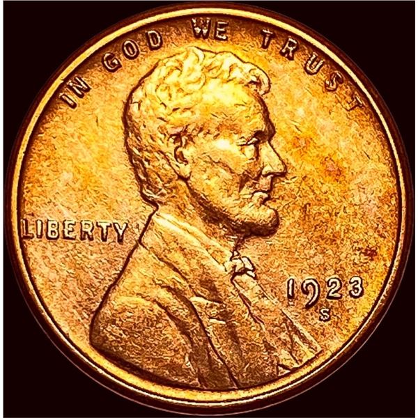 1923-S Lincoln Wheat Cent CLOSELY  UNCIRCULATED