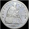 Image 1 : 1845 Seated Liberty Dollar LIGHTLY CIRCULATED