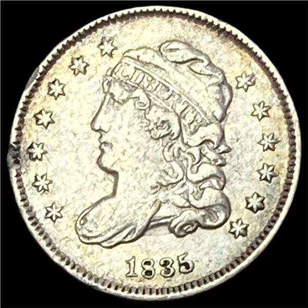 1835 Capped Bust Half Dime LIGHTLY CIRCULATED