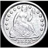 Image 1 : 1853 Arrows Seated Liberty Dime CLOSELY  UNCIRCULATED
