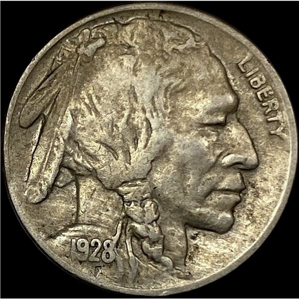 1928-D Buffalo Nickel NEARLY UNCIRCULATED