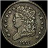 Image 1 : 1832 Classic Head Half Cent NEARLY  UNCIRCULATED