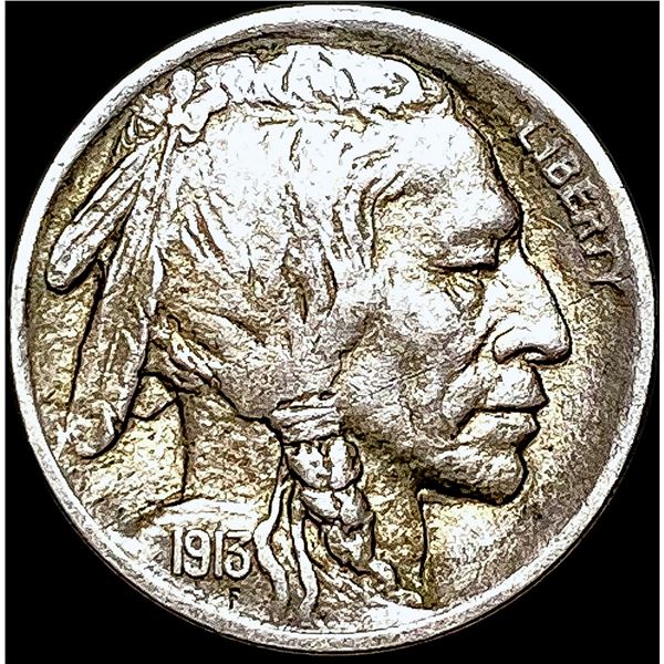 1913-S Type 2 Buffalo Nickel NEARLY  UNCIRCULATED