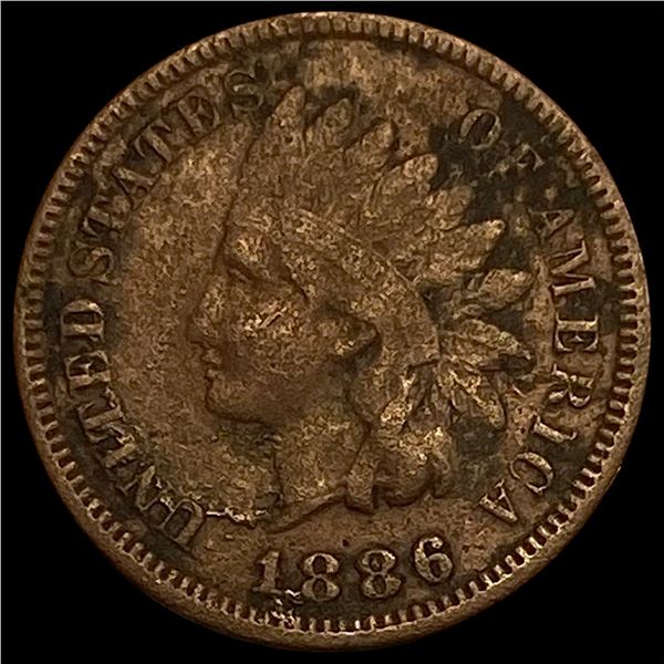 1886 Indian Head Cent NICELY CIRCULATED
