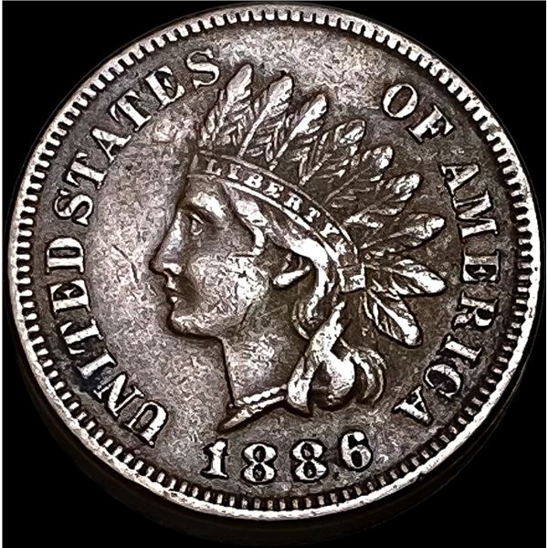 1886 Indian Head Cent NEARLY UNCIRCULATED