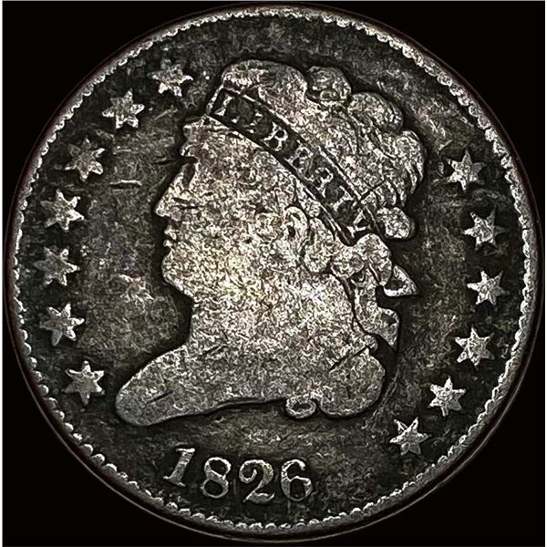 1826 Classic Head Half Cent LIGHTLY  CIRCULATED