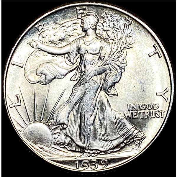 1939-D Walking Liberty Half Dollar  UNCIRCULATED