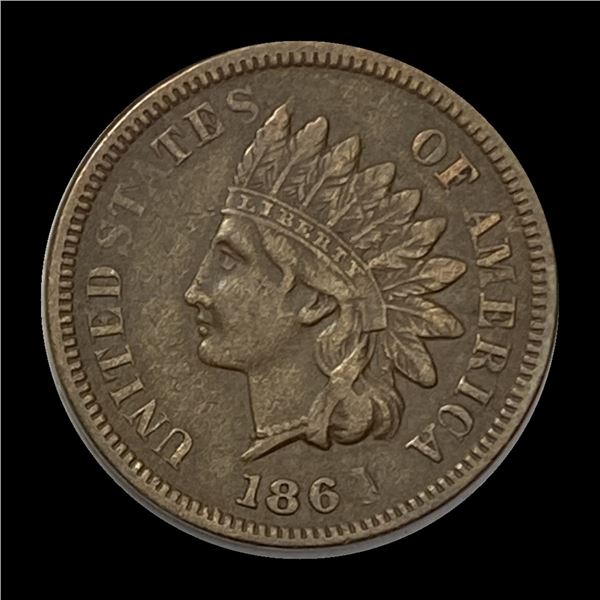 1864-L Indian Head Cent CHOICE AU
