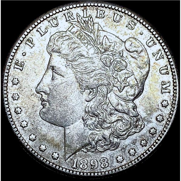 1898-S Silver Morgan Dollar CHOICE AU