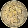Image 1 : 1881 Nickel Three-Cent Piece UNCIRCULATED