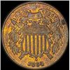 Image 1 : 1864 RB Bronze 2 Cents CLOSELY UNCIRCULATED