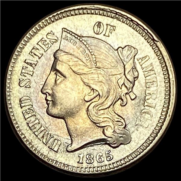 1865 Nickel Three-Cent Piece UNCIRCULATED
