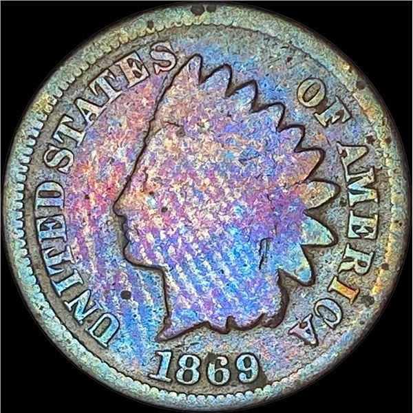 1869 Indian Head Cent NICELY CIRCULATED