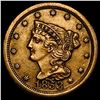 Image 1 : 1853 Braided Hair Half Cent CLOSELY  UNCIRCULATED