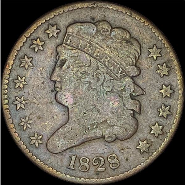 1828 Classic Head Half Cent NICELY CIRCULATED