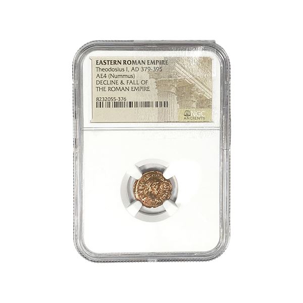 EasternRoman Theodosius I,AD379-395 AE4(Nummus) NGC