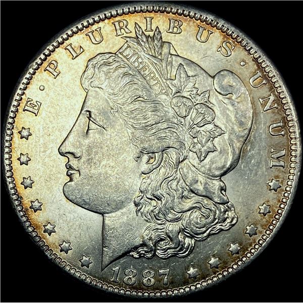 1887-O Silver Morgan Dollar CHOICE AU