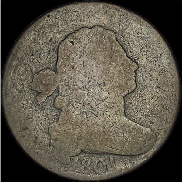 1801 Draped Bust Large Cent NICELY CIRCULATED