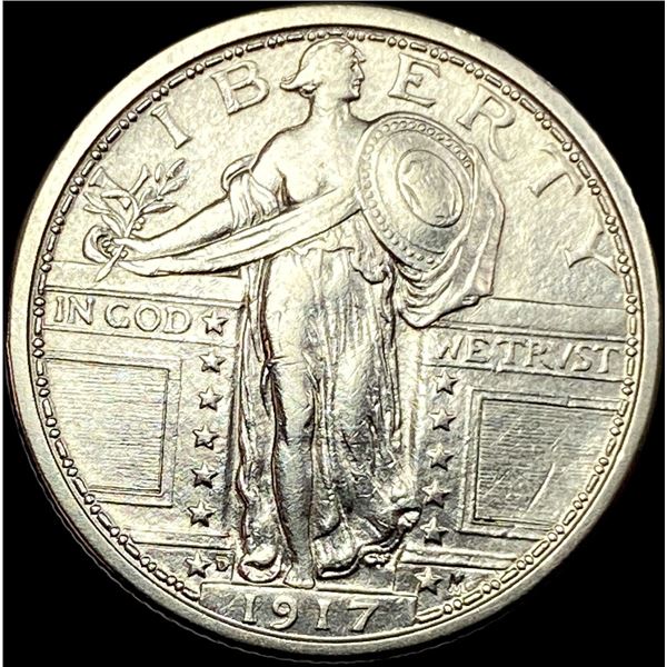 1917-D Type 1 Standing Liberty Quarter  CLOSELY UNCIRCULATED