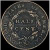 Image 2 : 1826 Classic Head Half Cent NICELY CIRCULATED