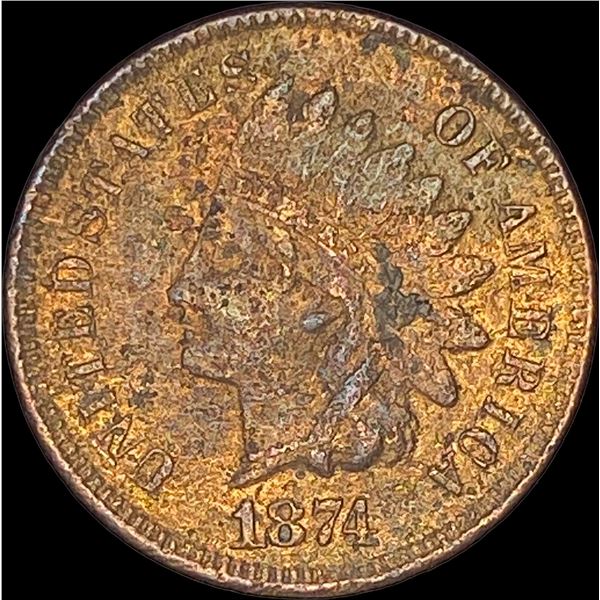 1874 Indian Head Cent HIGH GRADE