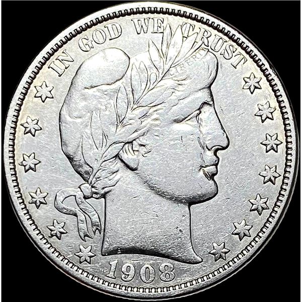 1908-O Barber Half Dollar NEARLY UNCIRCULATED