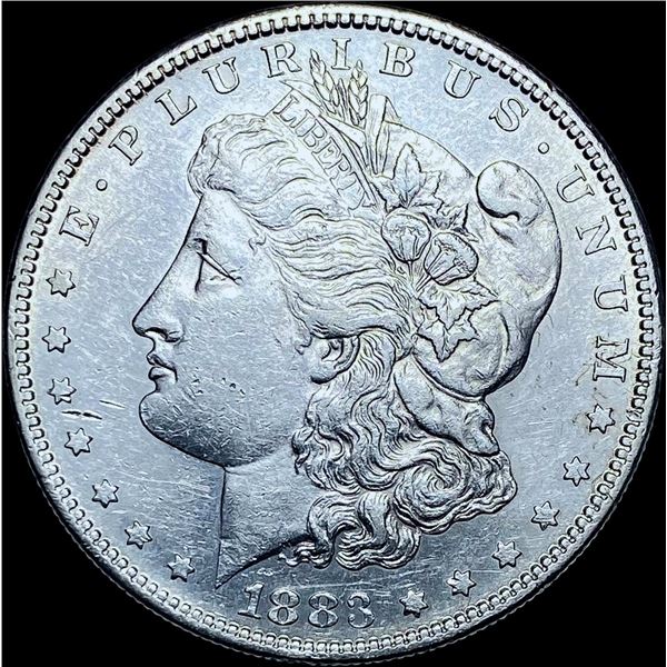1883-S Silver Morgan Dollar CHOICE AU