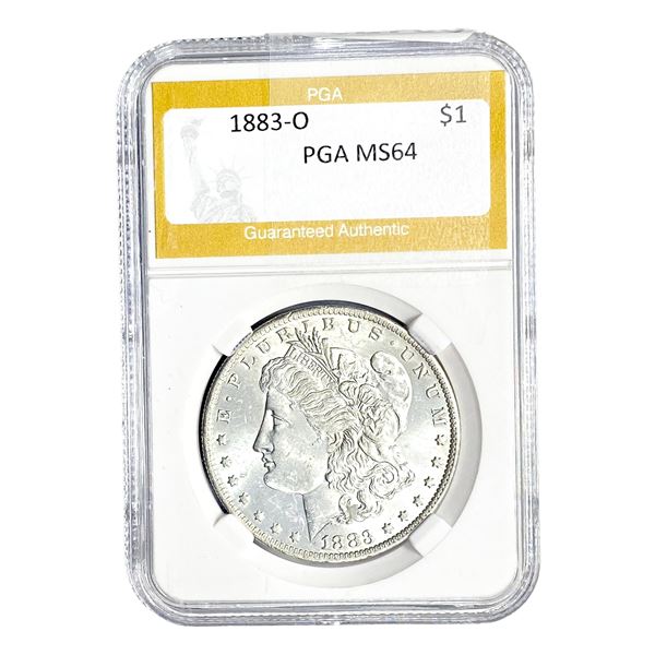 1883-O Morgan Silver Dollar PGA MS64