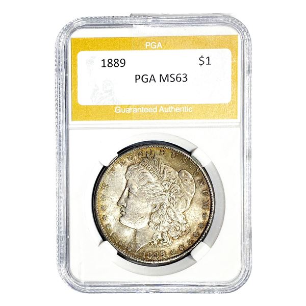 1889 Morgan Silver Dollar PGA MS63