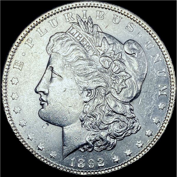 1892 Silver Morgan Dollar CHOICE AU
