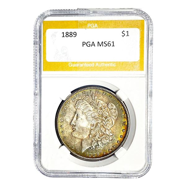 1889 Morgan Silver Dollar PGA MS61