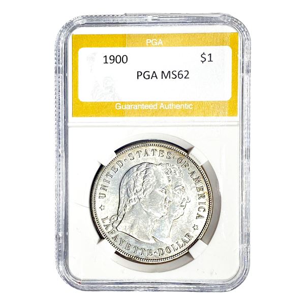 1900 Lafayette Silver Dollar PGA MS62
