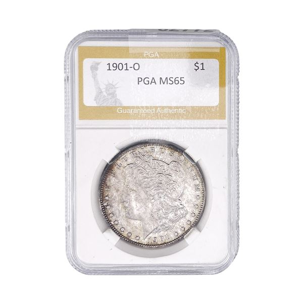 1901-O Morgan Silver Dollar PGA MS65