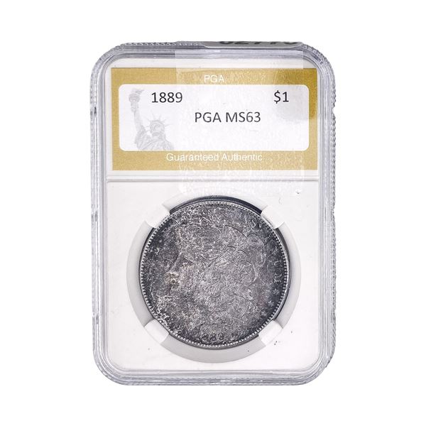 1889 Morgan Silver Dollar PGA MS63