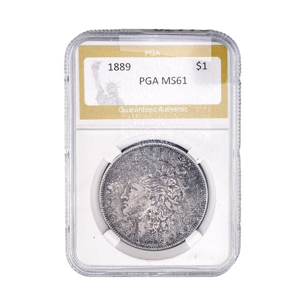 1889 Morgan Silver Dollar PGA MS61
