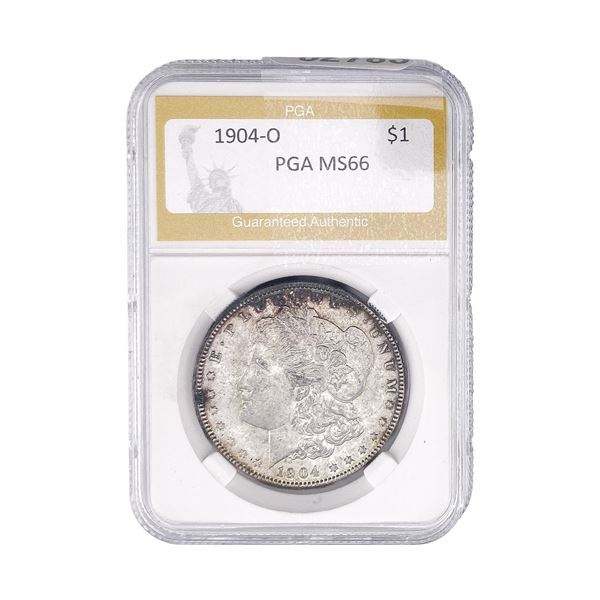 1904-O Morgan Silver Dollar PGA MS66