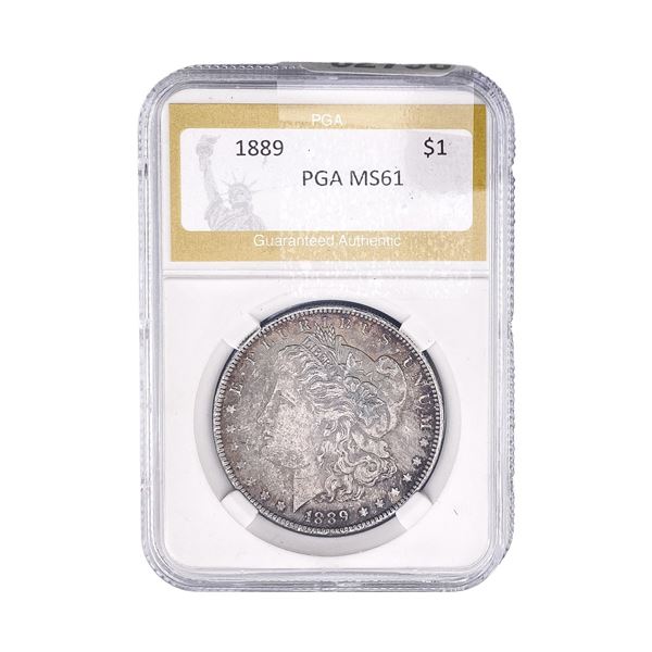 1889 Morgan Silver Dollar PGA MS61