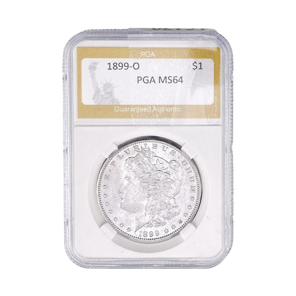 1899-O Morgan Silver Dollar PGA MS64