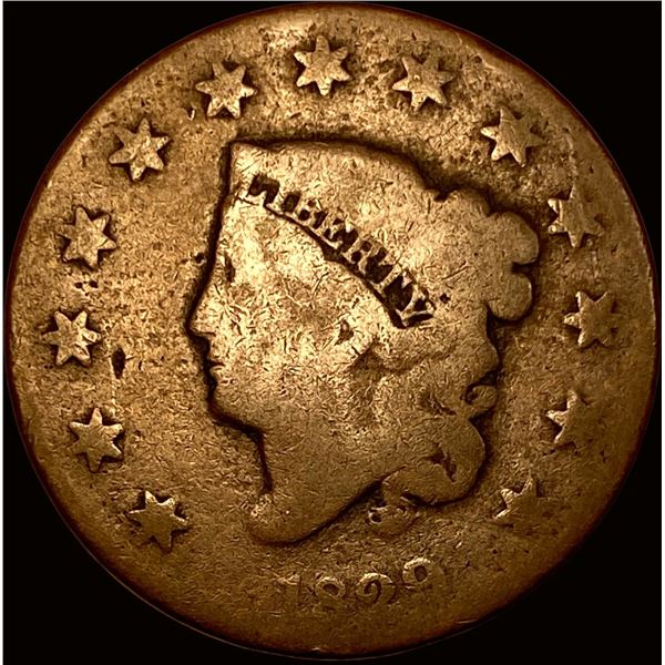 1829 Coronet Head Large Cent NICELY  CIRCULATED