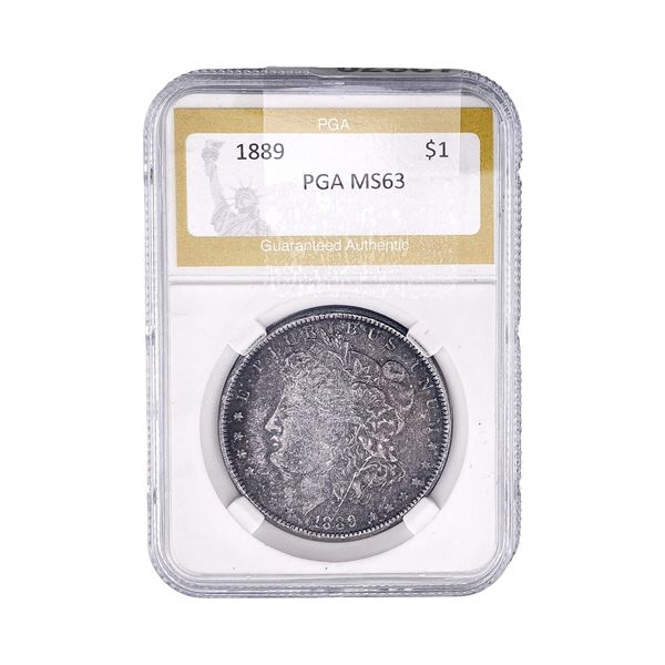 1889 Morgan Silver Dollar PGA MS63