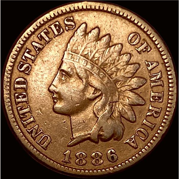 1886 Indian Head Cent NEARLY UNCIRCULATED