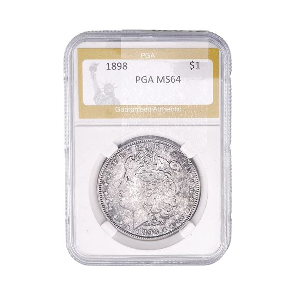 1898 Morgan Silver Dollar PGA MS64