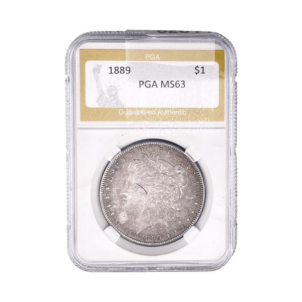 1889 Morgan Silver Dollar PGA MS63