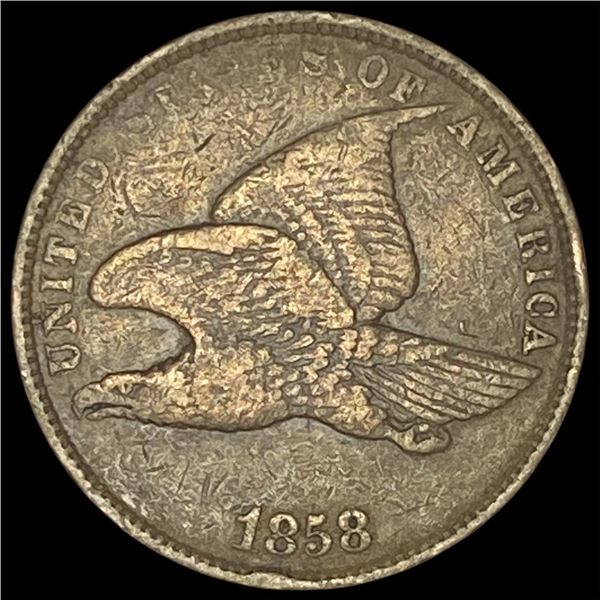 1858 Copper-Nickel Flying Eagle Cent LIGHTLY  CIRCULATED